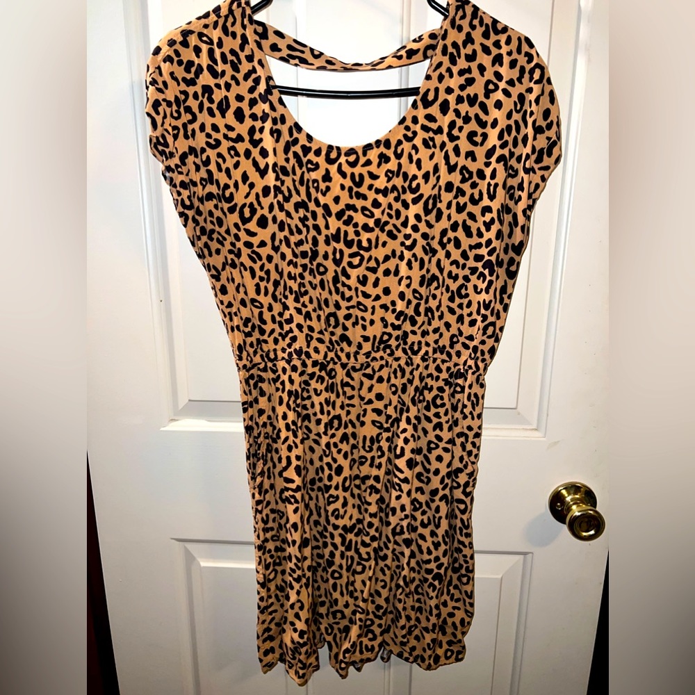 Leopard print dress